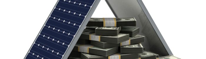 solar panels and money
