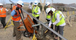 Beloit University students help install community solar array in Colorado_GRID2017_2