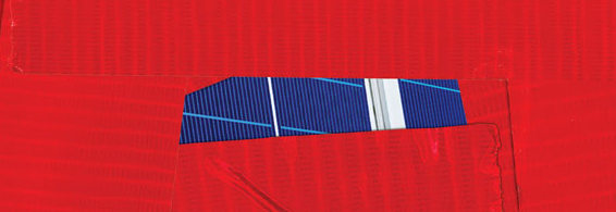 red tape on solar panels