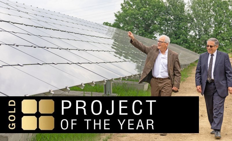 Solar builder project of the year gold