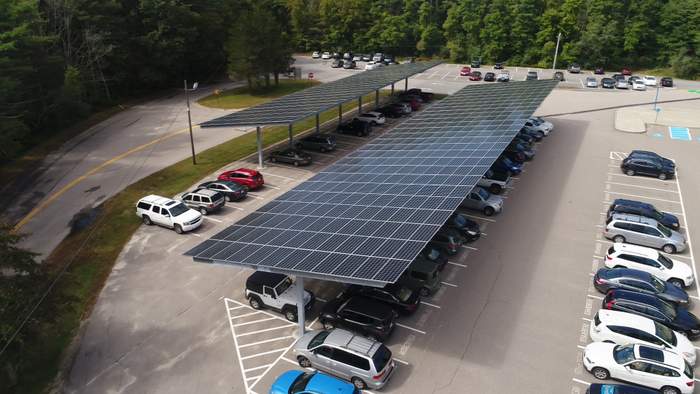 Hvac Company Trane Gets Into Solar Pv Installation Business Develops Carports For Five Schools In Massachusetts Solar Builder