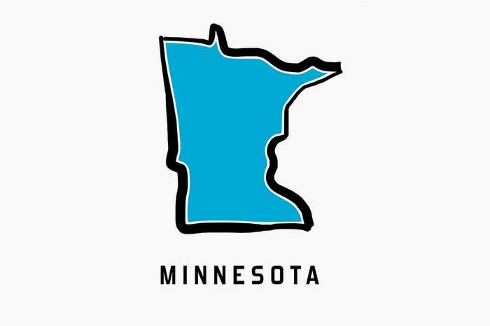 Minnesota map outline