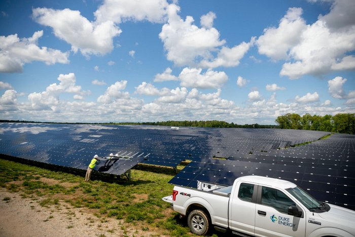 Duke Carolinas solar construction