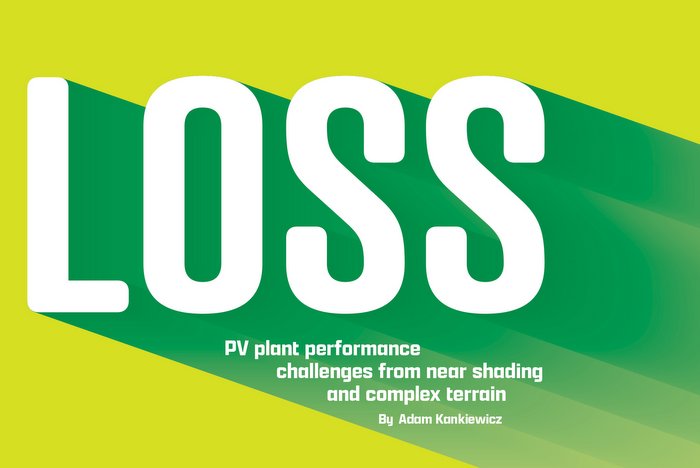 near site shading PV performance losses