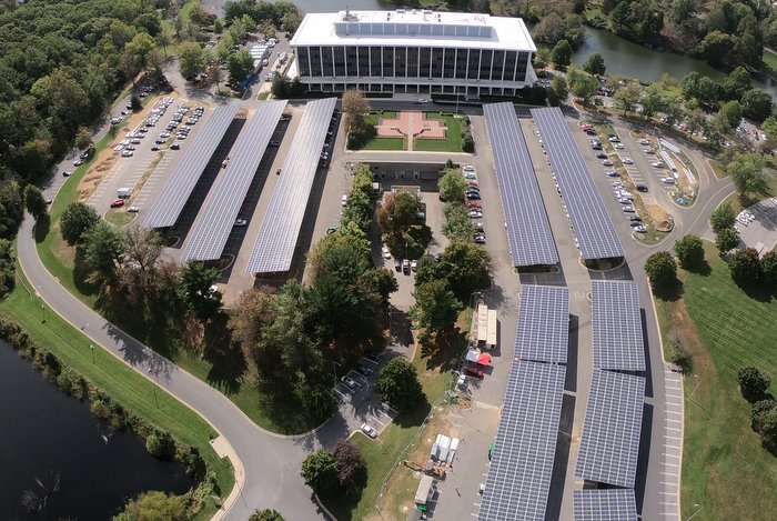 RBI Solar carport Montgomery County