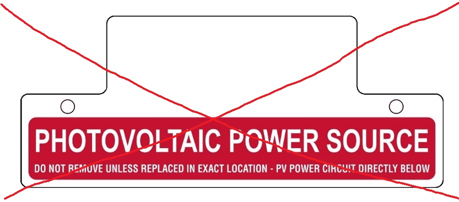 Review of NEC 2020 code revisions and label changes for solar ...
