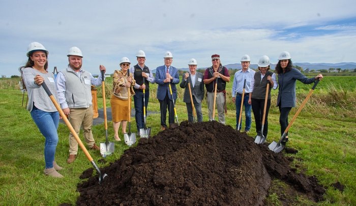 Groundbreaking at Middlebury College