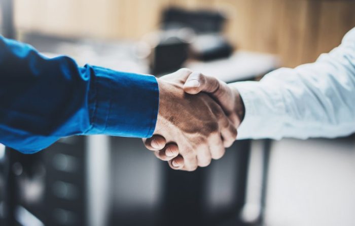 silicon supply partnership handshake