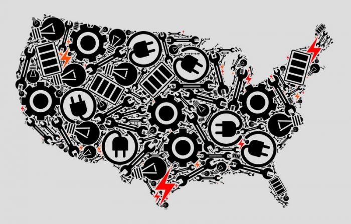 united states battery graphic