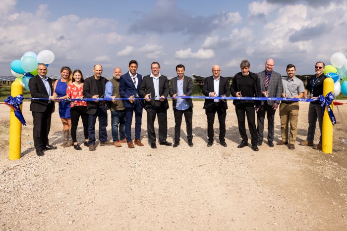 Brazoria West solar project ribbon cutting