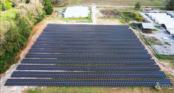 ESA solar farm central Florida