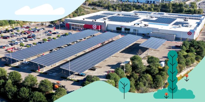 Target solar carport