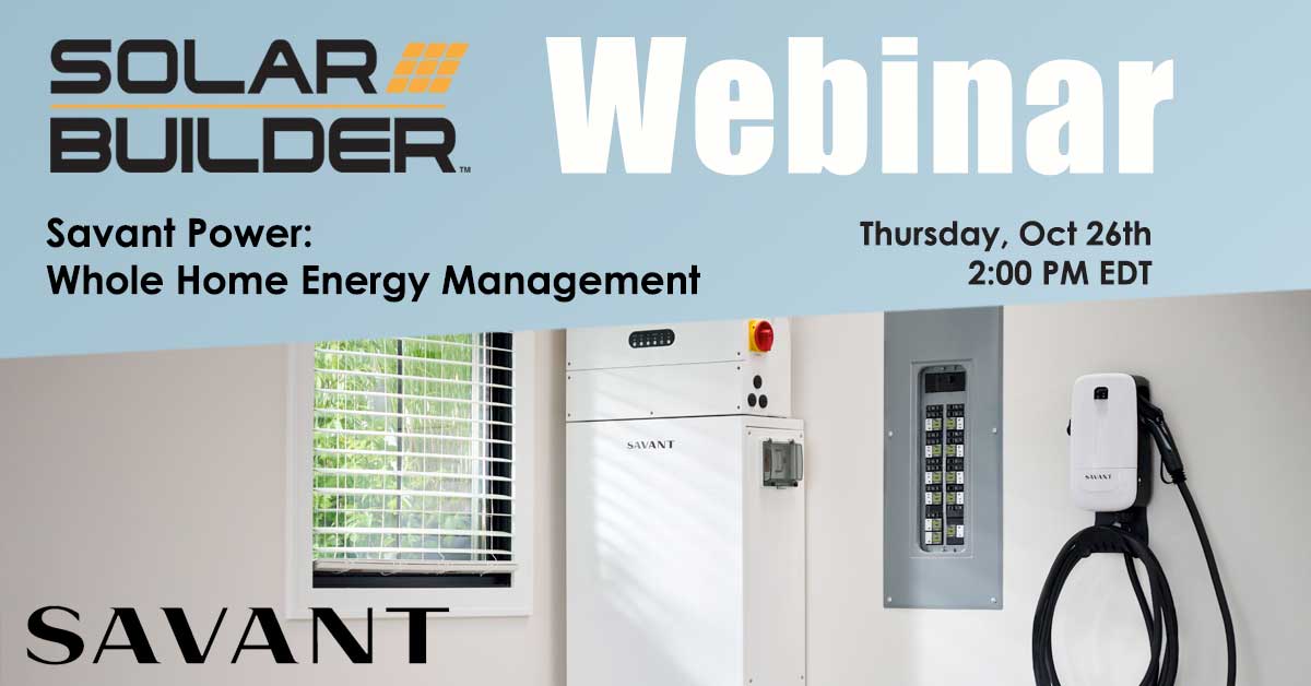 Solar Builder | Webinar