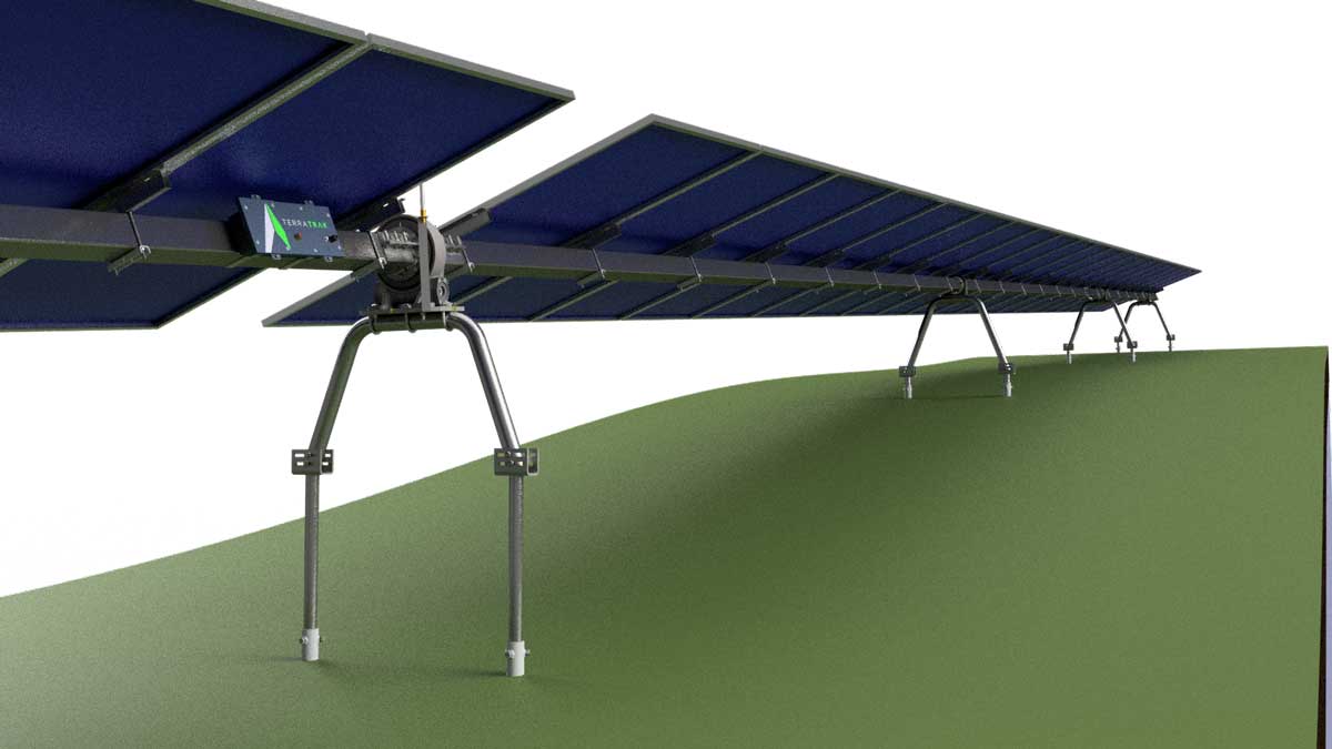 Terrasmart's 1P TerraTrak tracker system