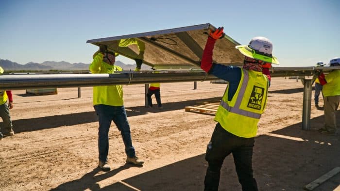 McCarthy apprenticeships solar Texas Arizona