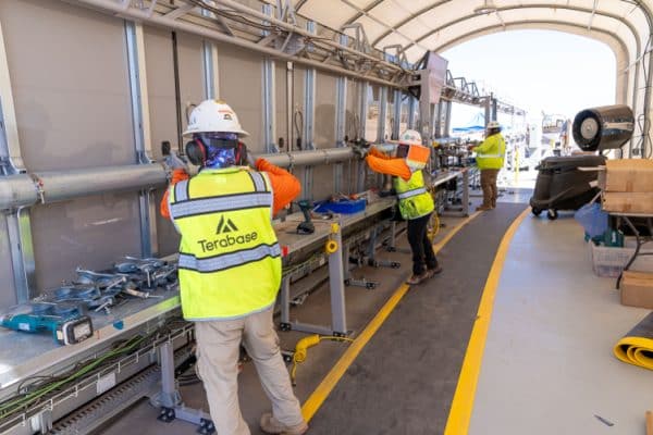 Terabase completes first commercial deployment of automated solar construction system
