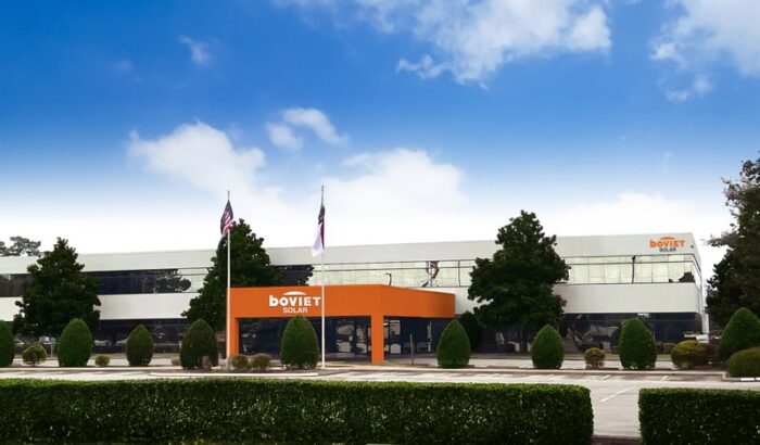 Boviet Solar North Carolina factory photo