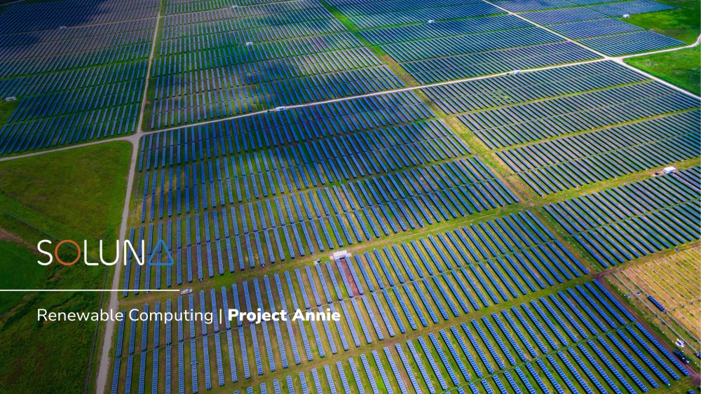 Soluna to launch first solar-powered data center | Projects Weekly