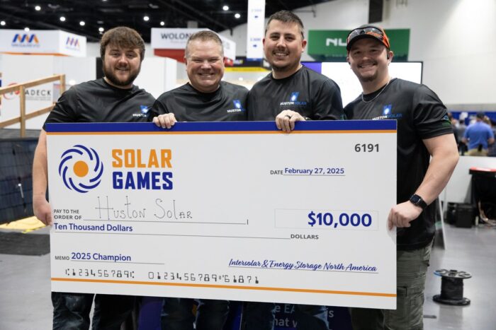 Huston Solar Solar Games winner