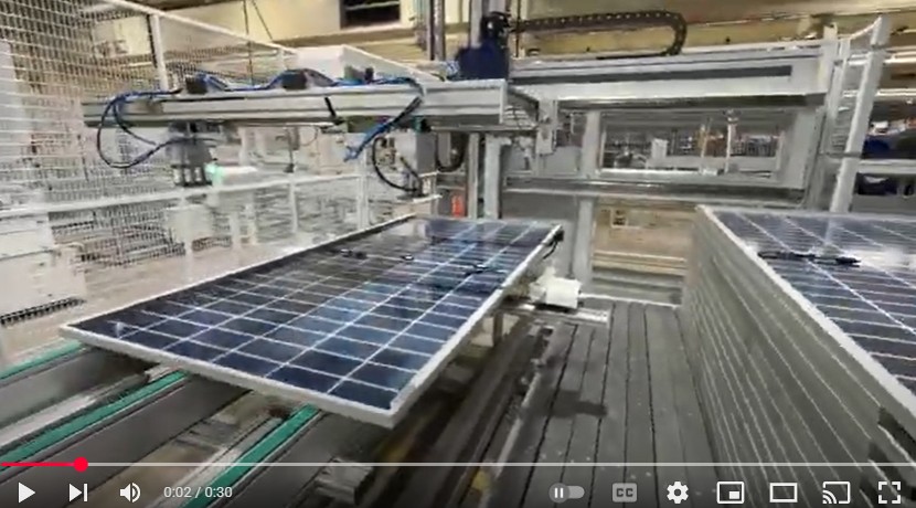 Bila Solar factory lines video