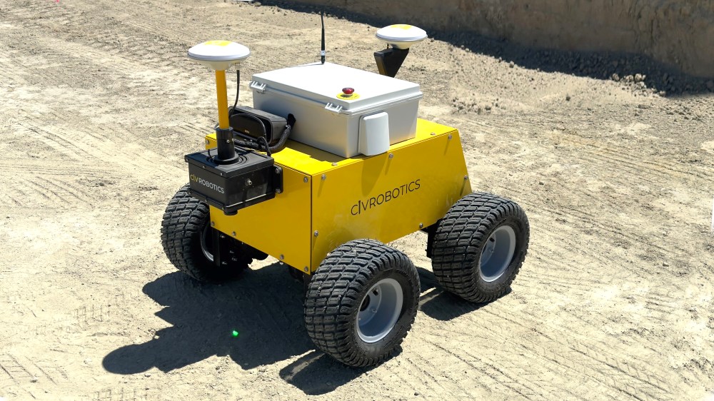 Civ Robotics CivDot+ solar construction