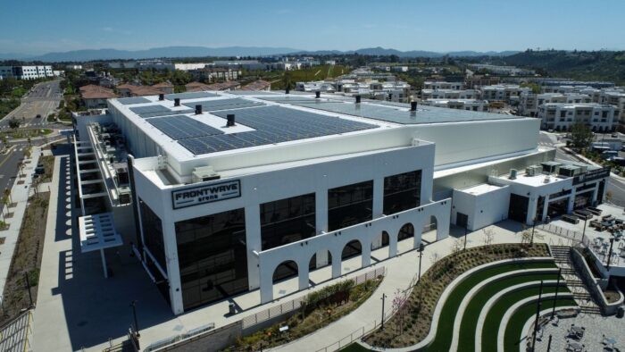 DSD Renewables Frontwave Arena solar storage California