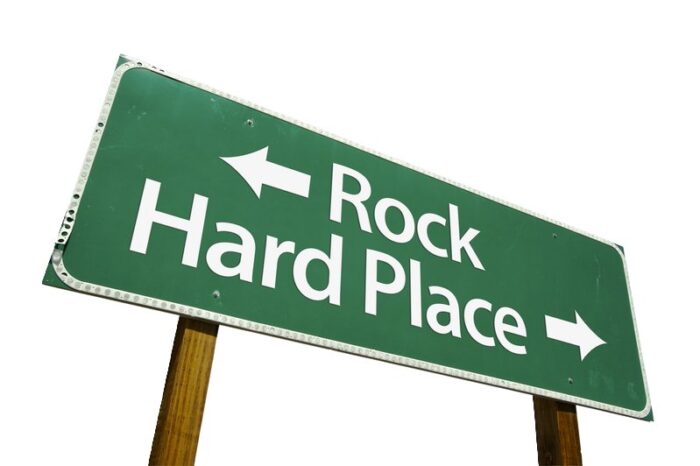 rock and hard place paradox