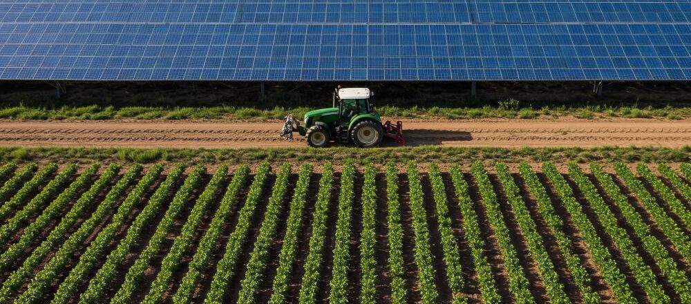 Agrivoltaics solar farm