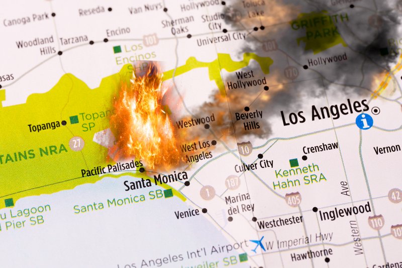 California wild fires and battery storage