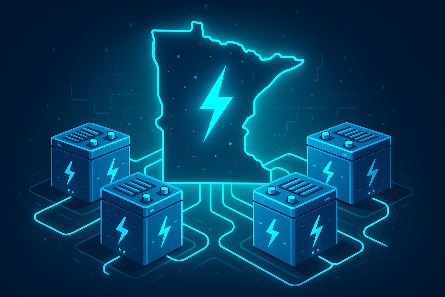 Minnesota distributed battery network