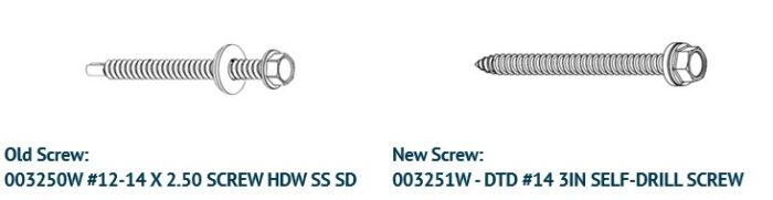Unirac screws