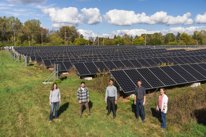 Michigan State University farming solar outdoor lab