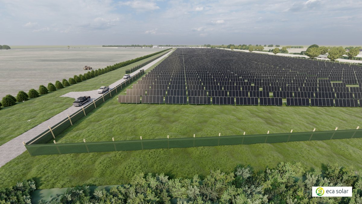 ECA Solar Ashton Illinois solar project