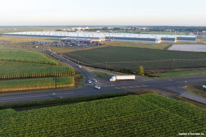 First Solar AI factory Louisiana