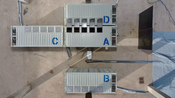 Four Trina Storage Elementa 2 Pro blacks.