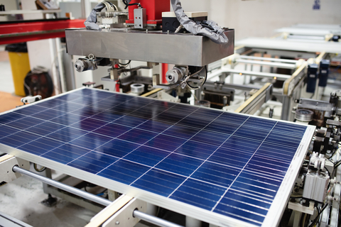Solar panel manufacturing