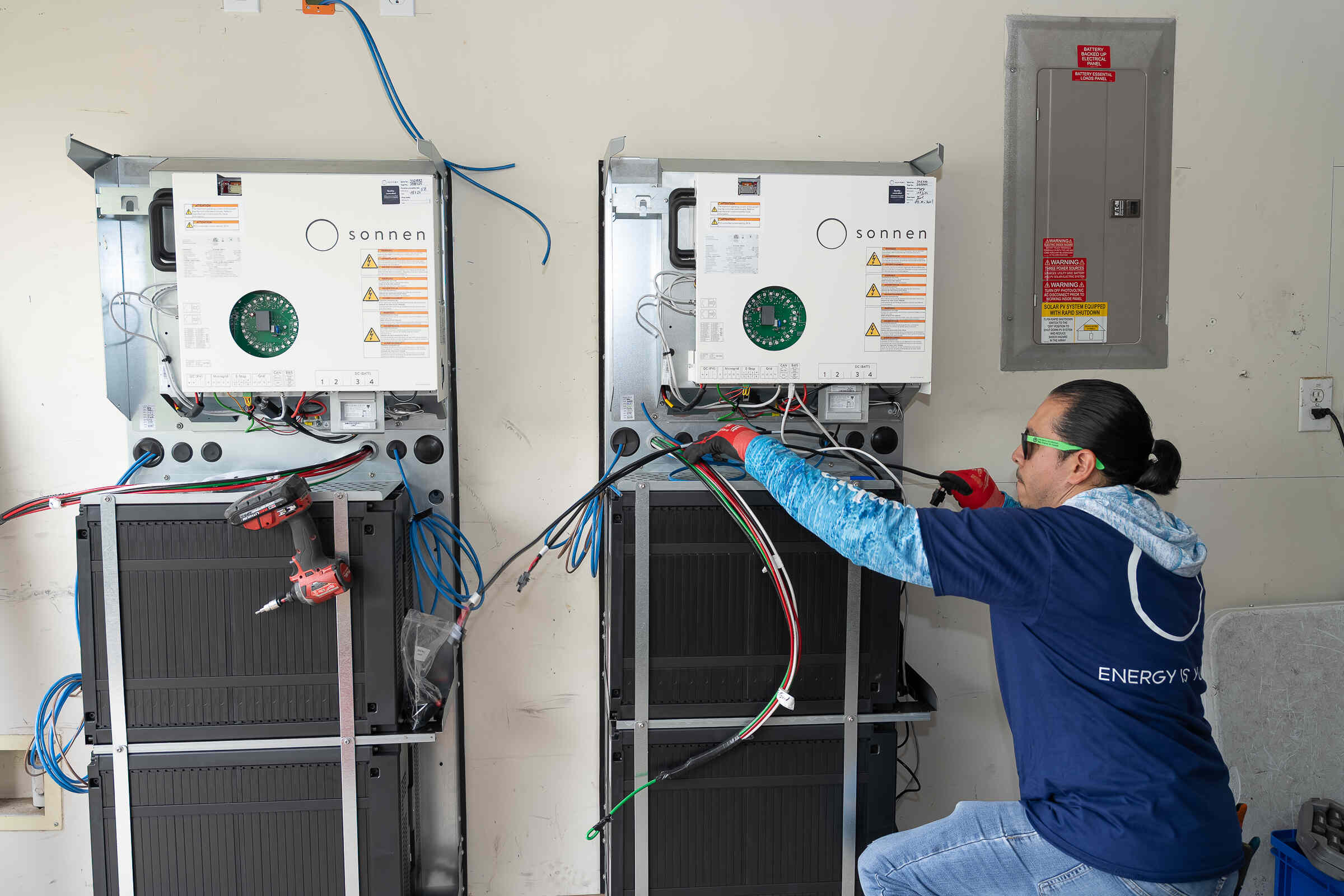sonnen SOLRITE battery-only Texas VPP installation