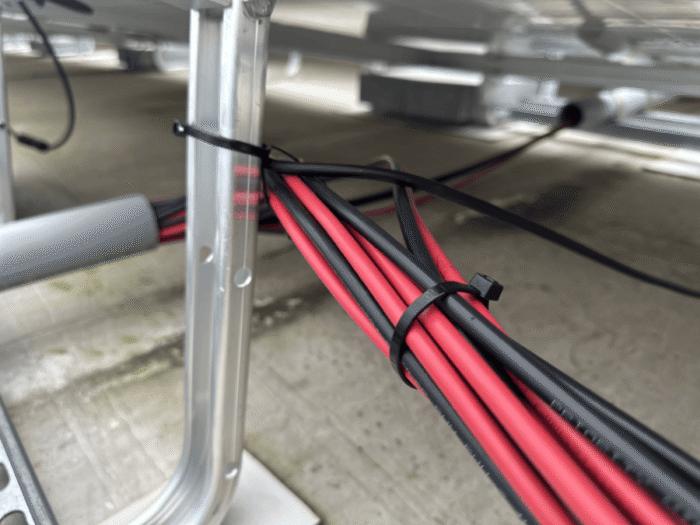 Solar PVHCS cable management