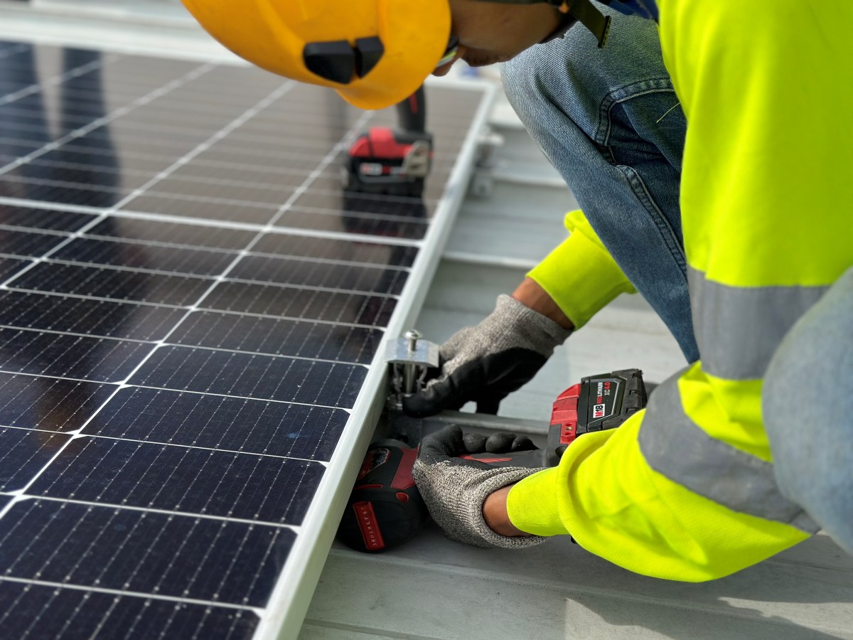 Installing solar on metal roof