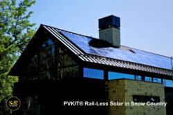 PVKIT® Rail-Less Solar in Snow Country