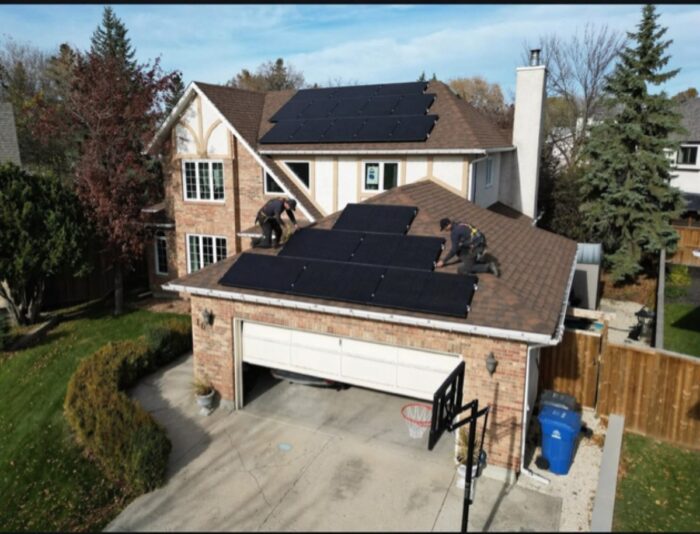 Mag Solar rooftop project in British Columbia.