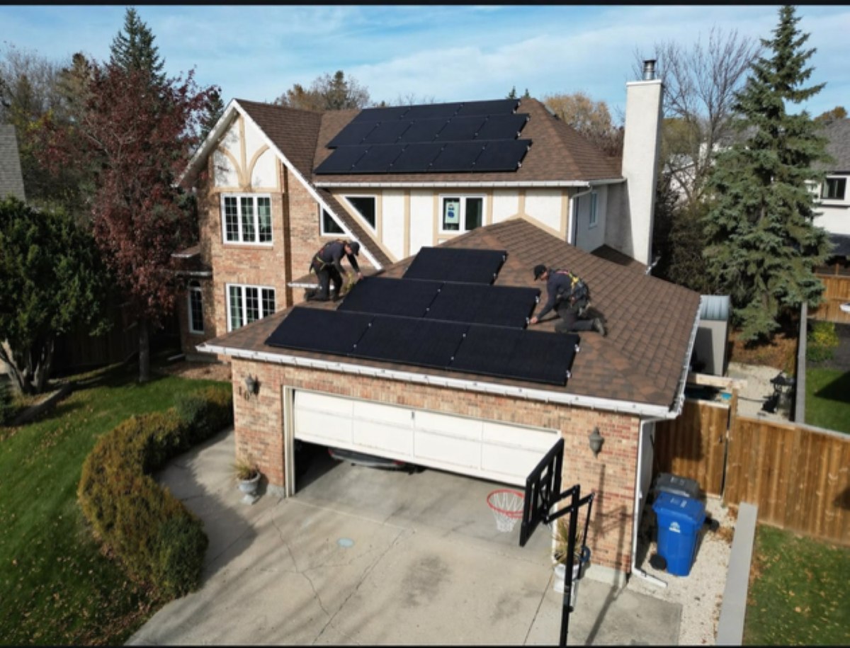 Mag Solar rooftop project in British Columbia.