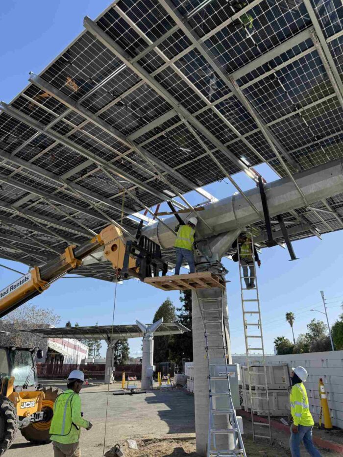 Mechatron solar bakery california dual axis