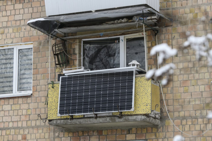 balcony solar small apartment