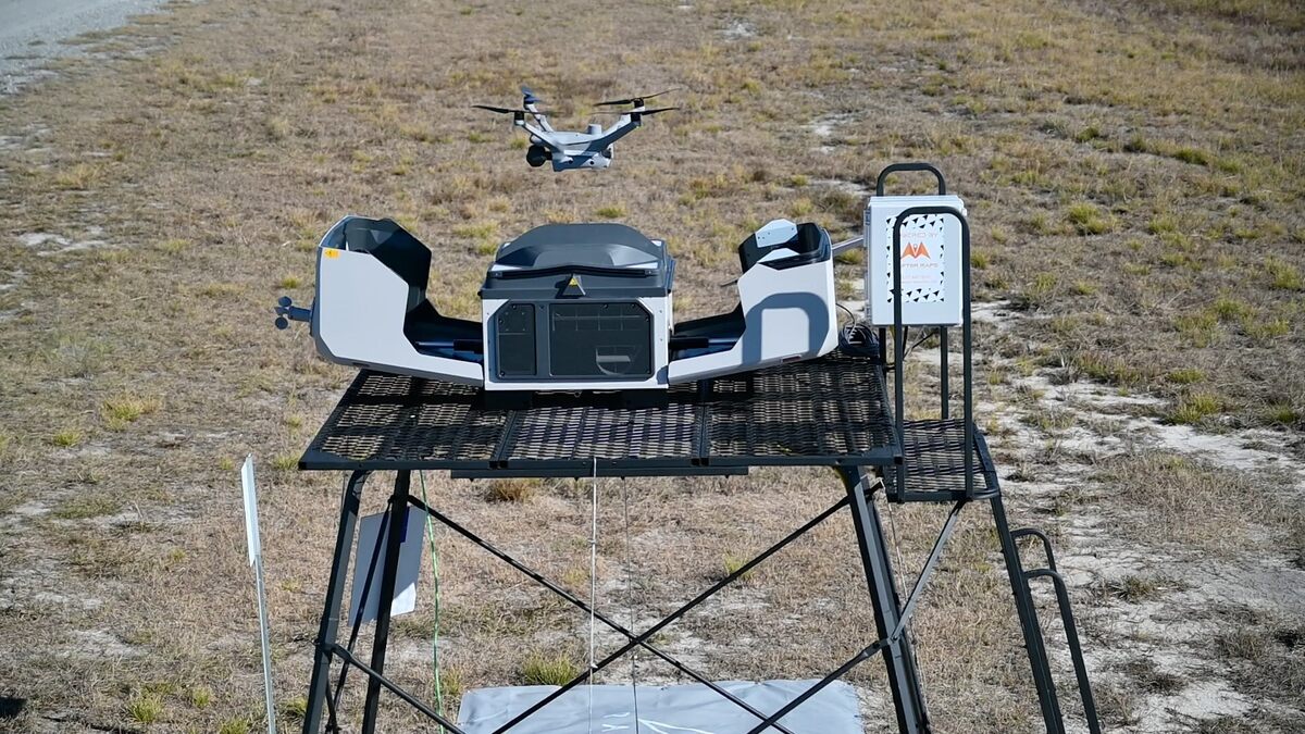 Sentry robotic solar inspection platform drone