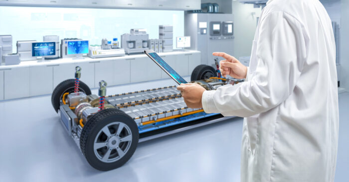 EV battery inspection