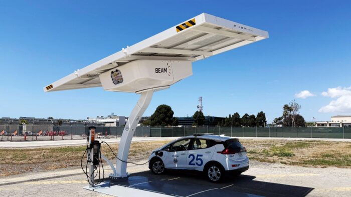 BEAM ARC solar EV charger