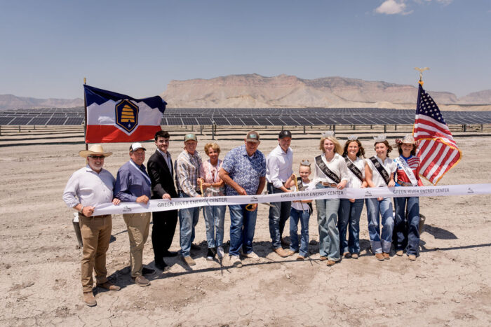 Green River Energy Center in Utah ribbon cutting