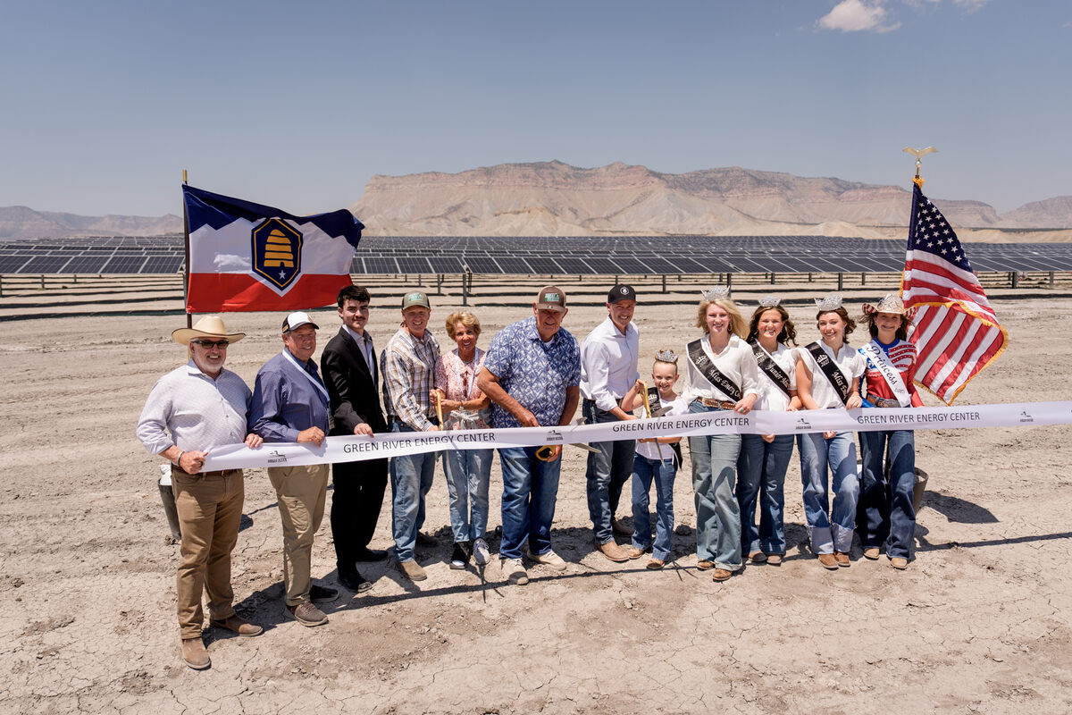 Green River Energy Center in Utah ribbon cutting