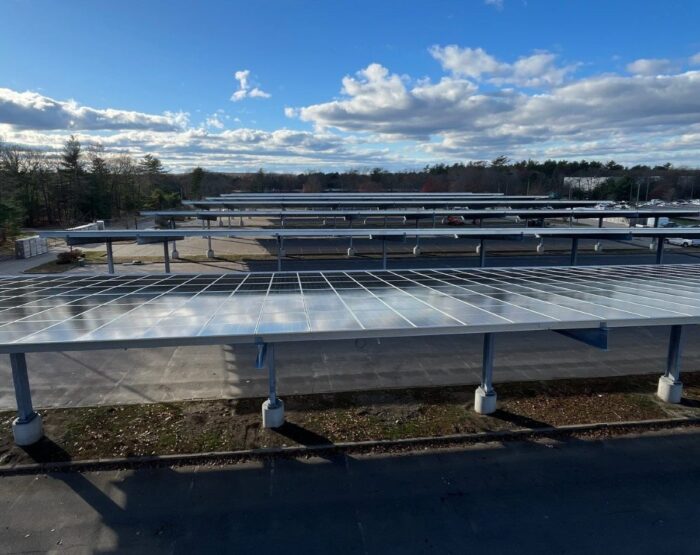 Terrasmart solar canopy dell data center